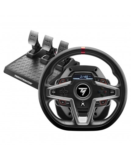 Thrustmaster 4460182 periferica di gioco Nero USB Sterzo + Pedali Analogico/Digitale PC, Xbox One, Xbox One S, Xbox One X, Xbox Thrustmaster 4460182 periferica di gioco Nero USB Sterzo + Pedali Analogico Digitale PC, Xbox One, Xbox One S, Xbox One X, Xbox