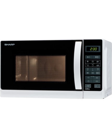 Sharp Home Appliances R-642 WW Superficie piana Microonde con grill 20 L 800 W Bianco Sharp Home Appliances R-642 WW Superficie piana Microonde con grill 20 L 800 W Bianco