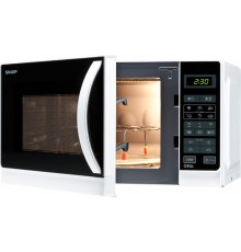 Sharp Home Appliances R-642 WW Superficie piana Microonde con grill 20 L 800 W Bianco
