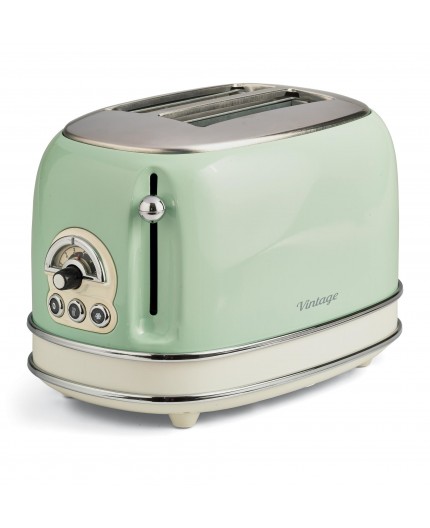 Ariete 155, Tostapane 2 Fette con Pinze Vintage, 810 W, Verde