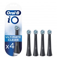 Oral-B iO Ultimate Clean Testine Di Ricambio Nere , 4 Pezzi