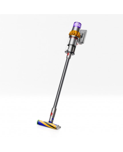 Dyson V15 Detect Absolute Nichel, Acciaio inossidabile, Giallo Senza sacchetto