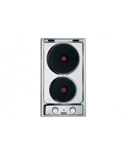 De’Longhi I 23-2 ER piano cottura Acciaio inossidabile Da incasso 30 cm Piastra sigillata 2 Fornello(i)