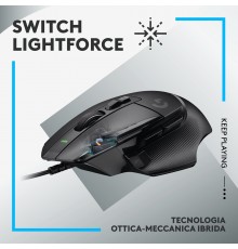 Logitech G G502 X mouse Mano destra USB tipo A Ottico 25600 DPI