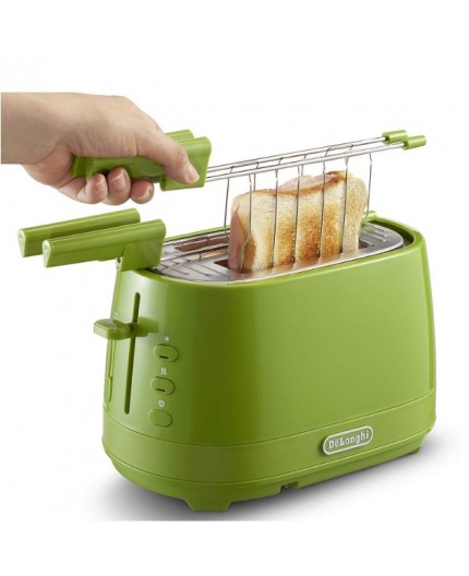 De’Longhi CTLAP2203.GR 2 fetta e 550 W Verde