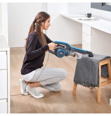 Black & Decker BXVMS600E scopa elettrica Senza sacchetto 0,8 L 600 W Nero, Blu