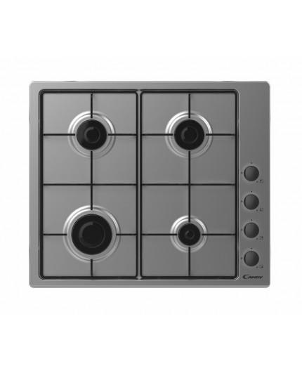 Candy CHW6LBX Acciaio inossidabile Da incasso Gas 4 Fornello(i)