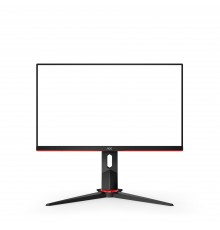 AOC G2 Q24G2A BK Monitor PC 60,5 cm (23.8") 2560 x 1440 Pixel Nero, Rosso