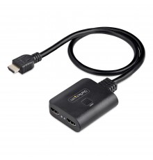 StarTech.com Splitter HDMI 4K a 2 Porte - Sdoppiatore Video HDMI 2.0 4K 60Hz con 1 Ingresso e 2 Uscite - Hub HDMI HDR HDCP 2.2