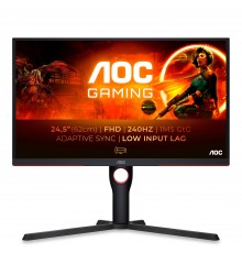 AOC G3 25G3ZM BK Monitor PC 62,2 cm (24.5") 1920 x 1080 Pixel Full HD Nero, Rosso