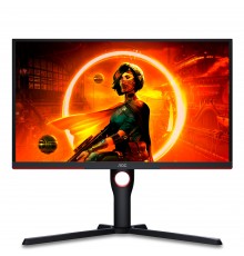 AOC G3 25G3ZM BK Monitor PC 62,2 cm (24.5") 1920 x 1080 Pixel Full HD Nero, Rosso