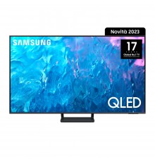 Samsung Series 7 TV QE65Q70CATXZT QLED 4K, Smart TV 65" Processore Quantum 4K, OTS Lite, Titan Gray 2023