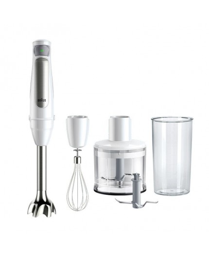 Braun MultiQuick 7 MQ7035IWH 0,6 L Frullatore ad immersione 1000 W Stainless steel, Bianco