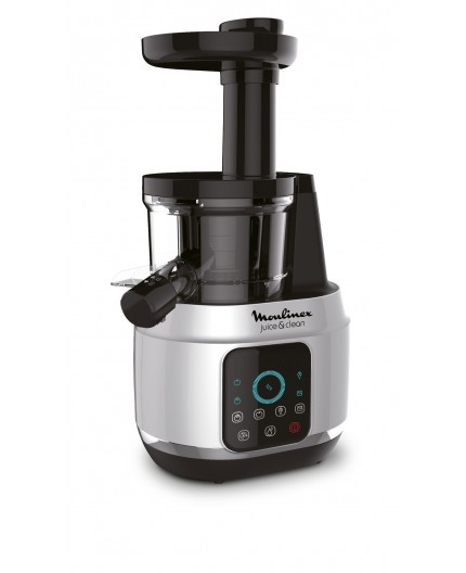 Moulinex ZU420E Juice & Clean, Estrattore di Succo a Freddo, con Teconlogia Easy Clean per una Pulizia Facile, Touch Screen,