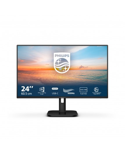 Philips Serie 1000 24E1N1300A 00 Monitor PC 60,5 cm (23.8") 1920 x 1080 Pixel Full HD LCD Nero