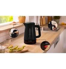 Bosch TWK3M123 bollitore elettrico 1,7 L 2400 W Nero