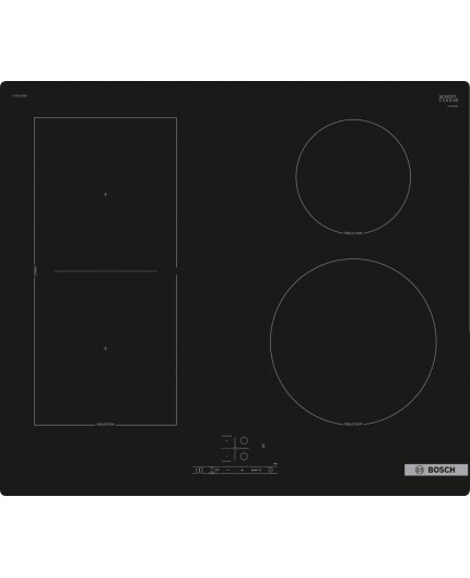 Bosch Serie 4 PVS61RBB5E piano cottura Nero Da incasso 60 cm Piano cottura a induzione 4 Fornello(i)