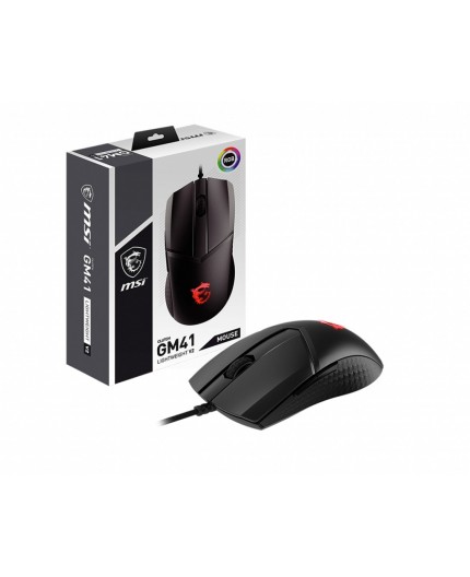 MSI Clutch GM41 Lightweight V2 mouse Ambidestro USB tipo A Ottico 16000 DPI MSI Clutch GM41 Lightweight V2 mouse Ambidestro USB tipo A Ottico 16000 DPI