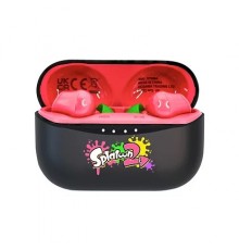 OTL Technologies Nintendo Spatoon 2 Cuffie Wireless In-ear Musica e Chiamate Bluetooth Nero, Rosso