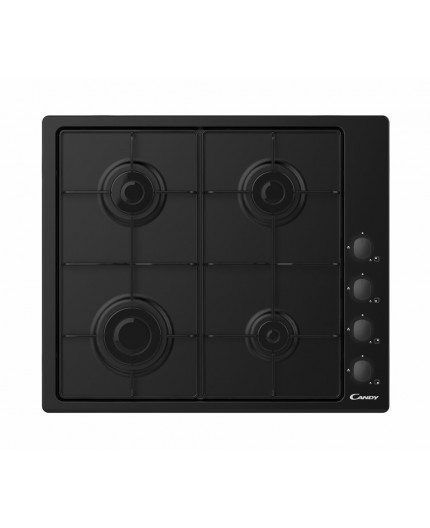 Candy Idea Piano Cottura CHW6LBB a Gas 4 Fuochi Gas Colore Nero