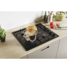 Candy Idea Piano Cottura CHW6LBB a Gas 4 Fuochi Gas Colore Nero