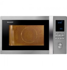 Sharp Home Appliances R-922STWE Superficie piana Microonde combinato 32 L 1000 W Acciaio inossidabile