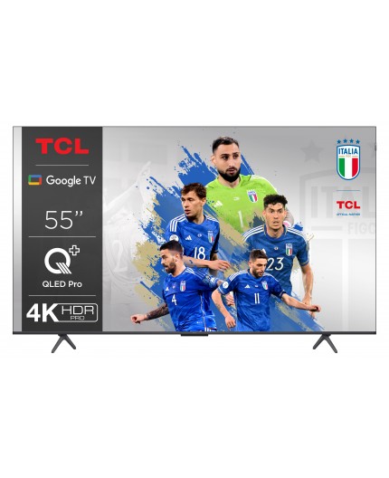 TCL C65 Series Serie C6 Smart TV QLED 4K 55" 55C655, audio Onkyo con subwoofer, Dolby Vision - Atmos, Google TV
