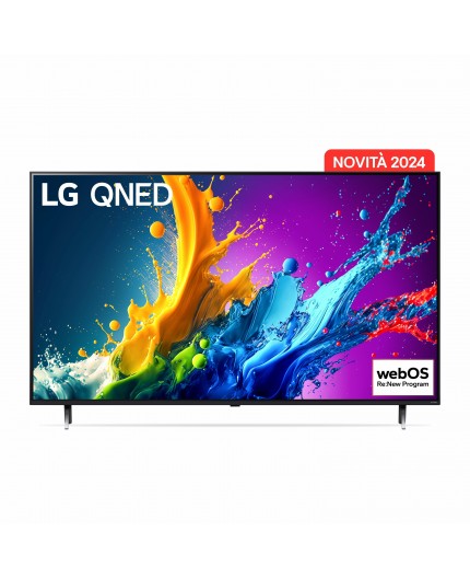 LG QNED 43'' Serie QNED80 43QNED80T6A, TV 4K, 3 HDMI, SMART TV 2024