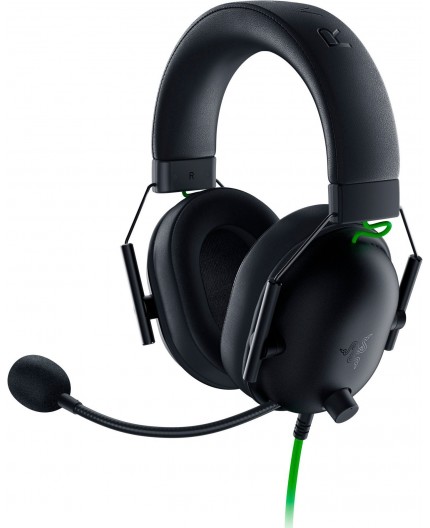 Razer Blackshark V2 X Auricolare Cablato A Padiglione Giocare Nero, Verde