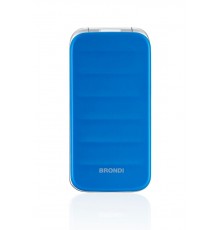 Brondi Fox 4,5 cm (1.77") 74 g Blu, Argento Telefono cellulare basico