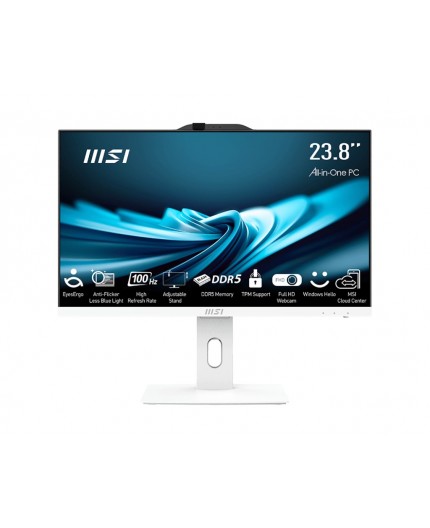 MSI Pro AP242P 14M-629IT Intel® Core™ i5 i5-14400 60,5 cm (23.8") 1920 x 1080 Pixel PC All-in-one 8 GB DDR5-SDRAM 512 GB SSD MSI Pro AP242P 14M-629IT Intel® Core™ i5 i5-14400 60,5 cm (23.8") 1920 x 1080 Pixel PC All-in-one 8 GB DDR5-SDRAM 512 GB SSD