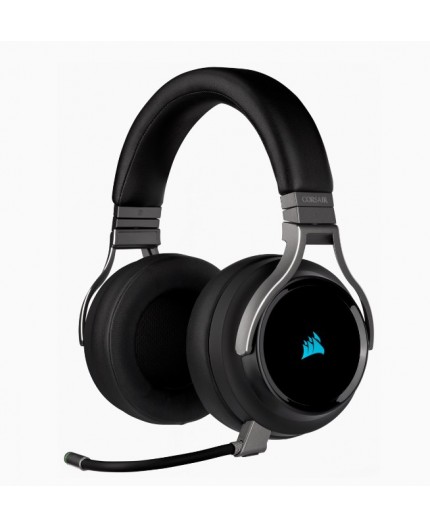 Corsair VIRTUOSO RGB Auricolare Con cavo e senza cavo A Padiglione Giocare Carbonio