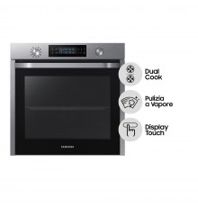 Samsung NV75K5541BS forno 75 L 1600 W A Nero, Acciaio inox