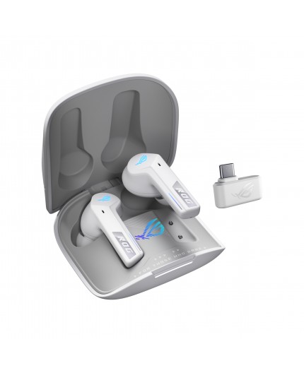ASUS ROG Cetra True Wireless Speednova Auricolare True Wireless Stereo (TWS) In-ear Giocare Bluetooth Bianco ASUS ROG Cetra True Wireless Speednova Auricolare True Wireless Stereo (TWS) In-ear Giocare Bluetooth Bianco