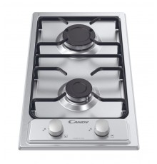 Candy Idea CHW23X Acciaio inox Da incasso 28.8 cm Gas 2 Fornello(i)