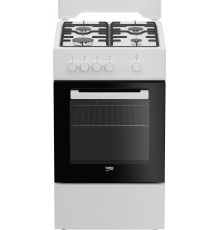 Beko FSG522DWC cucina Gas Nero, Bianco