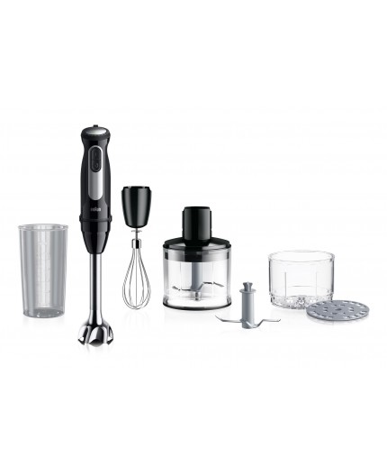 Braun MultiQuick 5 MQ55.254MBK 0,5 L Frullatore ad immersione 1000 W Nero, Acciaio inox Braun MultiQuick 5 MQ55.254MBK 0,5 L Frullatore ad immersione 1000 W Nero, Acciaio inox