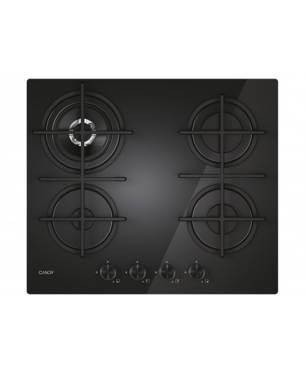 Candy Moderna CVG6BR4WTB Nero Da incasso 60 cm Gas 4 Fornello(i)