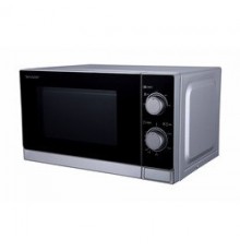 Sharp Home Appliances R-200INW forno a microonde Superficie piana Solo microonde 20 L 800 W Argento
