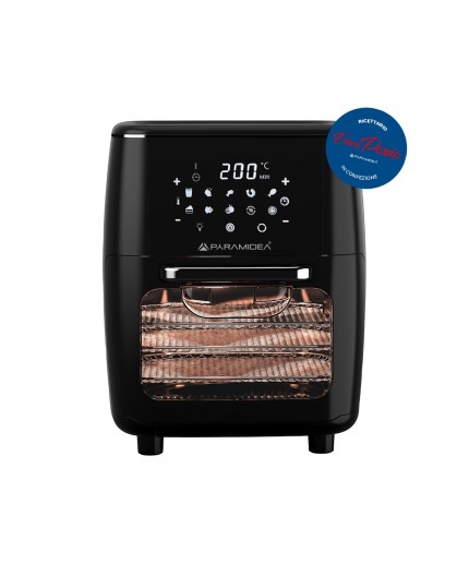 Pyramidea AF1208 friggitrice Singolo 12 L Indipendente 1700 W Friggitrice ad aria calda Nero