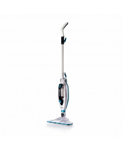 Ariete 4175 Steam Mop Foldable 10 in 1, Scopa a Vapore Pieghevole, 1500 Watt, 10 funzioni in 1, Kit accessori, Capacità 350 cc,