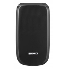 Brondi Raptor 7,11 cm (2.8") 106 g Nero, Metallico Telefono per anziani