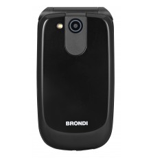 Brondi Raptor 7,11 cm (2.8") 106 g Nero, Metallico Telefono per anziani