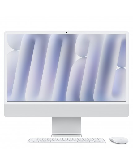 Apple iMac 24"Retina Display 4,5K Vetro Nano Texture, Chip M4 con CPU 10‑core, GPU 10‑core, 16GB, 256GB SSD, Argento Apple iMac 24"Retina Display 4,5K Vetro Nano Texture, Chip M4 con CPU 10‑core, GPU 10‑core, 16GB, 256GB SSD, Argento