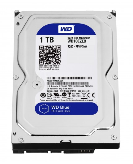Western Digital Blue disco rigido interno 1 TB 7200 Giri min 64 MB 3.5" Serial ATA III
