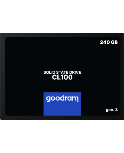 Goodram CL100 gen.3 240 GB 2.5" Serial ATA III 3D NAND