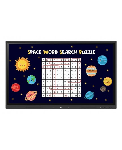 LG CreateBoard lavagna interattiva 139,7 cm (55") 3840 x 2160 Pixel Touch screen Nero USB   RF Wireless