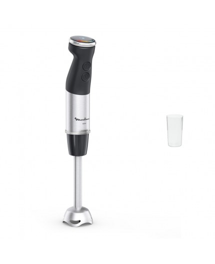 Moulinex DD6718 frullatore Frullatore ad immersione 1000 W Nero, Acciaio inox