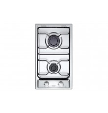 De’Longhi I 23 D piano cottura Acciaio inox Da incasso 30 cm Gas 2 Fornello(i)