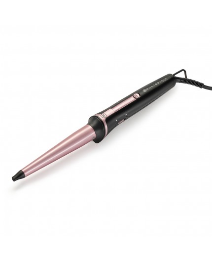 Bellissima Imetec Iconic Curls, ferro arricciacapelli, rivestimento in ceramica, forma conica per ricci stretti e morbidi,